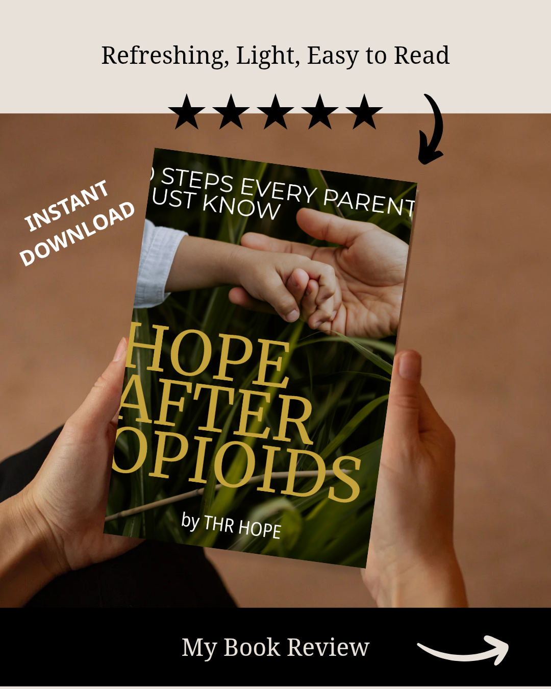 Hope after opioids- TheHopeRise - Digital Download Ebook