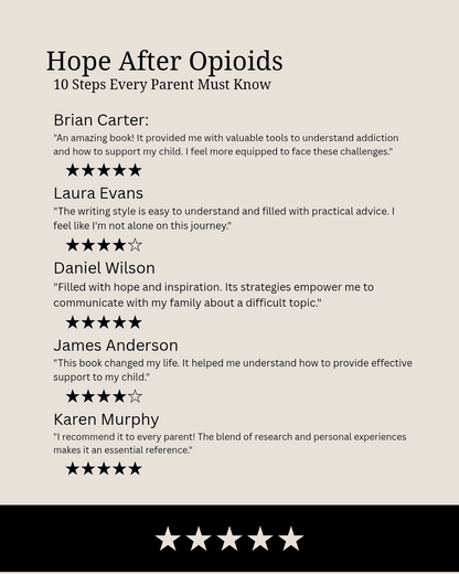 Hope after opioids- TheHopeRise - Digital Download Ebook